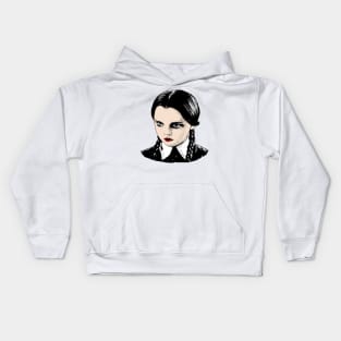 Wednesday Addams 1 Kids Hoodie